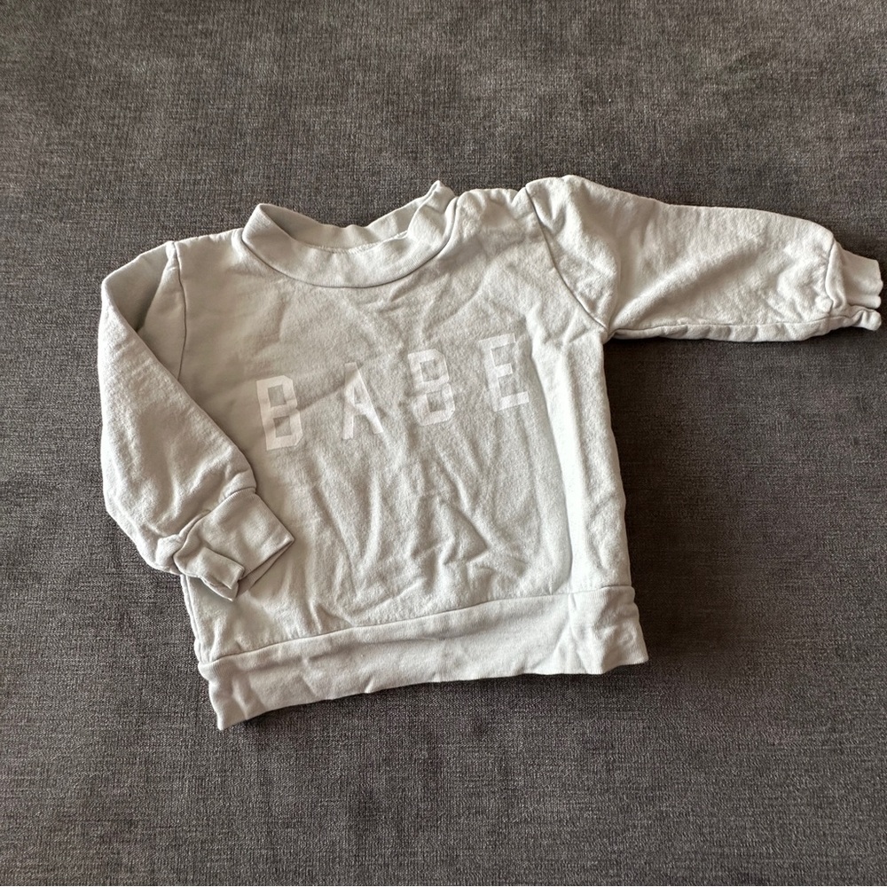 Ford and Wyatt Babe Sweatshirt size 3-6 months